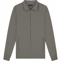 Tria D'oro Heren Jas Bruin Tracksuit Jacket with Collar