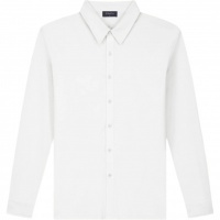 Tria d'Oro Heren Overhemd Wit BLSP/White Buttoned