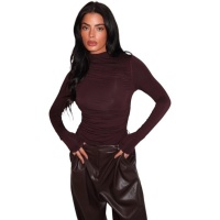 Unique The Label Dames Top Rood 2512-08/BUR Sara Bodysuit