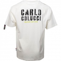 Carlo Colucci Heren T-shirt Wit C3544/59