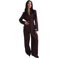 Unique The Label Dames Broek Bruin Rosie