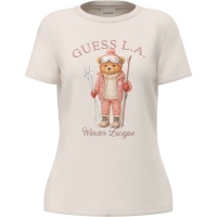 Guess Dames T-shirt Wit V6BI19-K6749/G012 Fabrizia