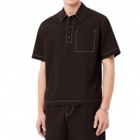Lacoste Heren Overhemd Bruin CH1268/3LA Woven Shirt