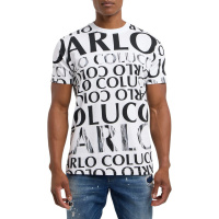 Carlo Colucci Heren T-shirt Wit C3044/291
