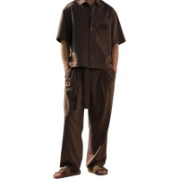 The Couture Club Heren Broek Bruin TCCM3087 Smart Barrel