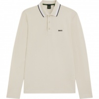 Boss Heren Polo Wit 50536609/133 Plisy