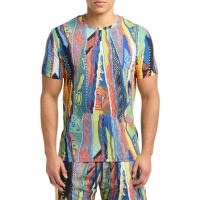 Carlo Colucci Heren T-shirt multi C3460/171