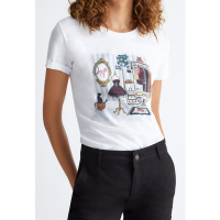 Liu Jo Dames T-shirt Wit MF3249-J5923/Q9855