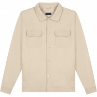 Tria D'Oro Heren Overshirt Bruin M-SS26-RVOS/BEI Riviera