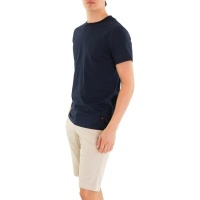 Peuterey Heren T-shirt Blauw PEU5521/230 Tofino Reg 01