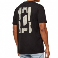 Boss Heren T-Shirt Zwart 50561854/001 Te Groove