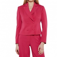 Liu Jo Dames Jas Roze WA5292-TS896/81950 Ecs Giacca Gilet Cropped