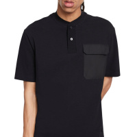 Moose Knuckles Heren Polo Zwart M14MT700/292 MAXIME POLO