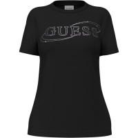 Guess Dames T-shirt Zwart V6BI01-K6248/JBLK Blossom