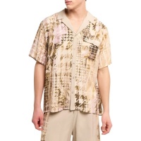 Carlo Colucci Heren Overshirt Bruin C5348/571