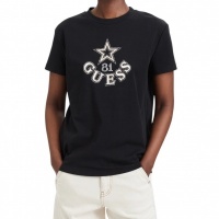 Guess Dames T-shirt Zwart V6YI04-K4268/JBLK Elettra