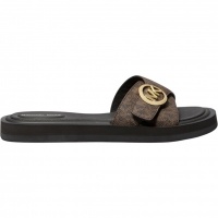 Michael Kors Dames Ballerina Bruin 40R6MKFA1B/200 Mk Pool Slide