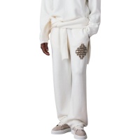 The Couture Club Heren Broek Wit TCCM3372 Fluffy