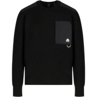 Moose Knuckles Heren Trui Zwart M35MK667/292 Elowan Crew Neck