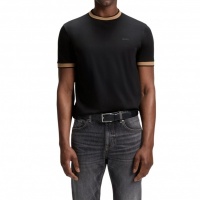 Boss Heren T-Shirt Zwart 50543858/001 H-Tessler