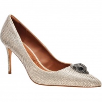 Kurt Geiger Dames Pump Silver 3939914069 Belgravia