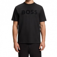 Boss Heren T-Shirt Zwart 50553636/001 Ts Iconic Logo