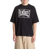 Palm Angels Heren T-Shirt Zwart PAMAA001JR0051003 Stamp