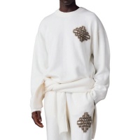The Couture Club Heren Trui Wit TCCM3372 Fluffy