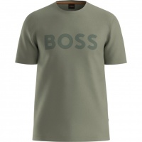 Boss Heren T-Shirt Groen 50481923/370 Thinking