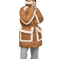 Ugg Dames Jas Bruin 1158695/CHE Amal Plushseam Puffer