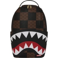 Sprayground Tas Bruin 6263 Enlarged Check Paris