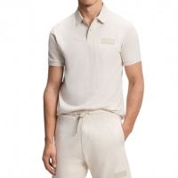 Boss Heren Polo Bruin 50565163/137 Paddy Structure