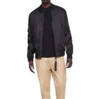 Moose Knuckles Heren Jas Zwart M14MB003H/1121 COURVILLE BOMBER