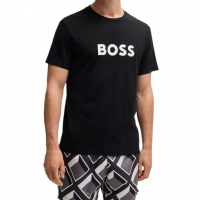 Boss Heren T-shirt Zwart 50491706/001 T Shirt Rn