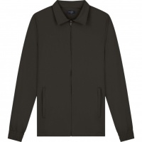Tria d'oro Heren Jas Bruin Tracksuit Jacket Collar