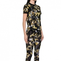 Versace Couture Dames T-shirt Zwart 78HAH613-JS458/G89