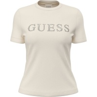 Guess Dames T-shirt Wit V6RI20-J1314/G027 Octavia Rn Ss T-Shirt