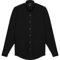Antony Morato Heren Overhemd Zwart MMSL00628-FA400078/9000