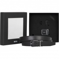 Boss Heren Riem Zwart 50554470/001 Madison-B_Gb