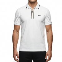 Boss Heren Polo Wit 50555698/100 Philix Goc