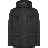 Peuterey Heren Jas Zwart Peu4115/Ner Aiptek Nbe 03 Fur