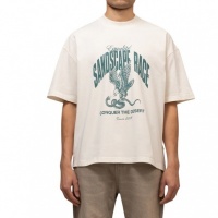 Equalite Heren T-shirt Wit EQ.25.2.6.18/110 Eagle Boxy Tee