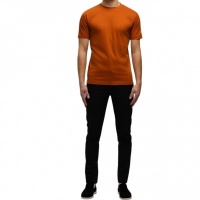 Tria d'Oro Heren T-shirt Oranje TD1000/ORG Slim Fit