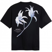 Aeden Heren T-shirt Zwart A22243132/1 Misty Tee