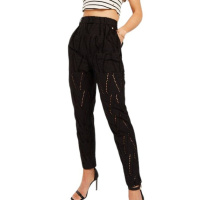 Josh V Dames Broek Zwart JV-2405-0601/300 LEYESA