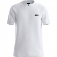 Boss Heren T-Shirt Wit 50554543/100 Ts Toc Spin Training