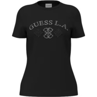 Guess Dames T-shirt Zwart V6BI12-K6647/JBLK Elsa