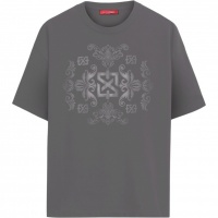 Xplct Heren T-shirt Grijs XPL-2507-15/60 Baroque tee