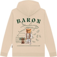 Baron Filou Heren Trui Bruin CXLVI/SAND Backprint