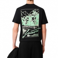 Lacoste Heren T-shirt Zwart TH5505/031